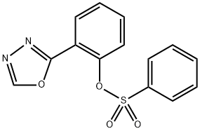 Phenol, 2-(1,3,4-oxadiazol-2-yl)-, 1-benzenesulfonate Structural