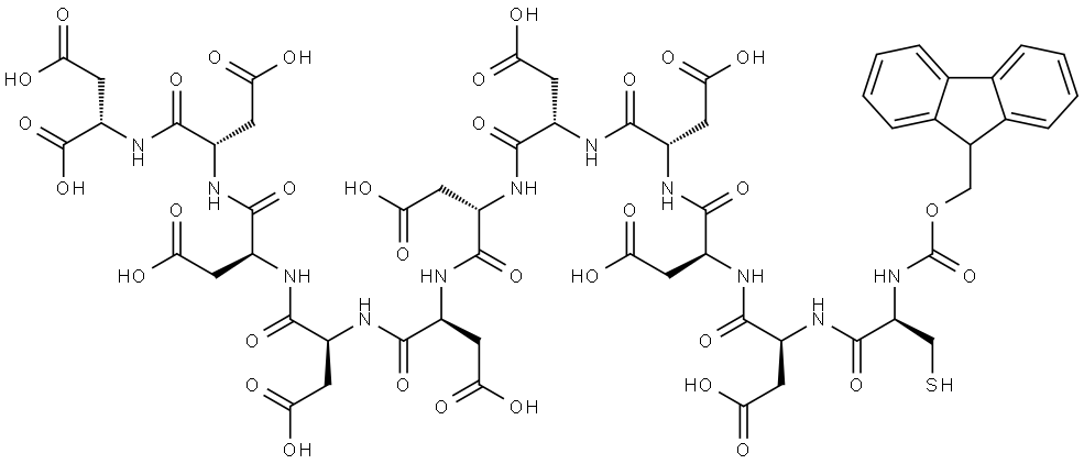 Fmoc-Cys-Asp10 Structural