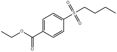 Ethyl 4-(butylsulfonyl)benzoate Structural