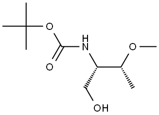 tert-Butyl ((2S,3R)-1-hydroxy-3-methoxybutan-2-yl)carbamate Structural