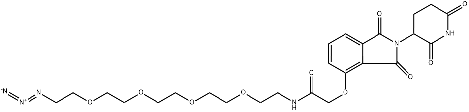 Thalidomide-O-amido-PEG4-azide Structural