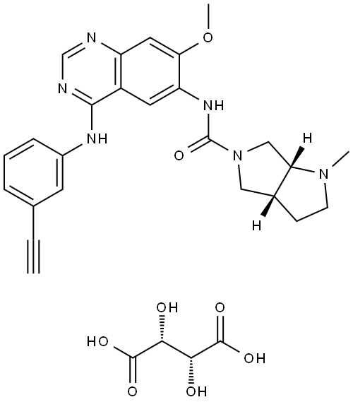 Theliatinib tartrate Structural
