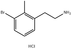 Benzeneethanamine, 3-bromo-2-methyl-, hydrochloride (1:1) Structural