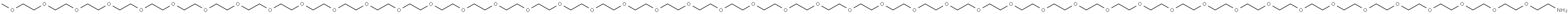 m-PEG48-amine Structural