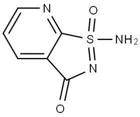 3H-1λ4-Isothiazolo[5,4-b]pyridin-3-one, 1-amino-, 1-oxide Structural