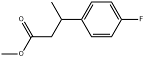 Benzenepropanoic acid, 4-fluoro-β-methyl-, methyl ester Structural