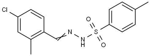 N'-(4-chloro-2-methylbenzylidene)-4-methylbenzenesulfonohydrazide Structural
