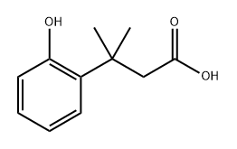 Benzenepropanoic acid, 2-hydroxy-β,β-dimethyl- Structural