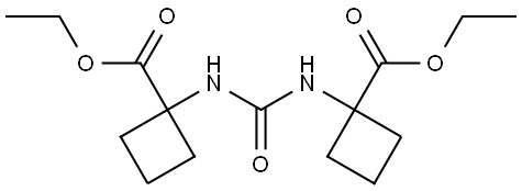 diethyl 1,1'-(carbonylbis(azanediyl))dicyclobutanecarboxylate Structural