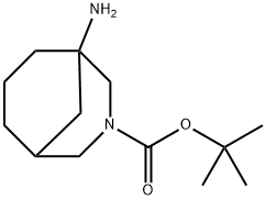 tert-butyl 1-amino-3-azabicyclo[3.3.1]nonane-3-carboxylate Structural