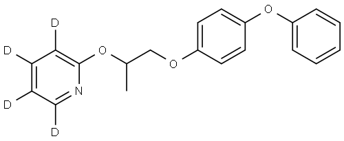 (±)-Pyriproxyfen-d4 (pyridyl-d4) Structural