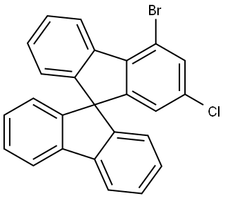 9,9′-Spirobi[9H-fluorene], 4-bromo-2-chloro- Structural