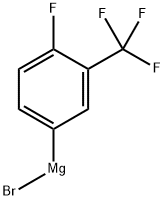 (4-fluoro-3-(trifluoromethyl)phenyl)magnesium bromide, 0.50 M in 2-MeTHF Structural