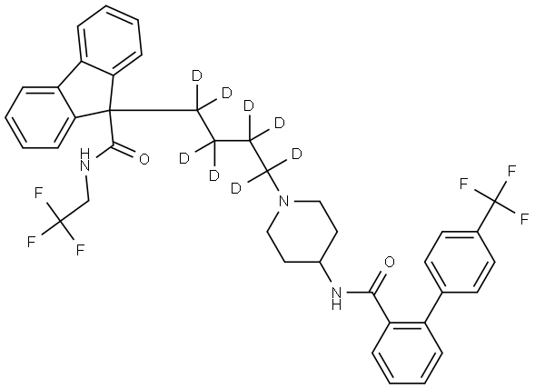Lomitapide-d8 Structural