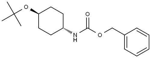 benzyl trans-(4-(tert-butoxy)cyclohexyl)carbamate Structural