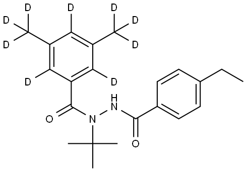 Tebufenozide-d9 (3,5-dimethylbenzoyl-d9) Structural