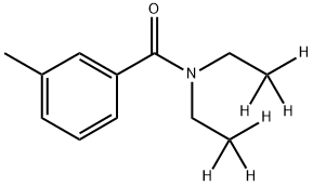 Benzamide, N,N-di(ethyl-2,2,2-d3)-3-methyl- Structural