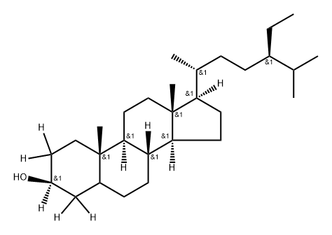 STIGMASTANOL (2,2,3,4,4-D5, 98%) Structural