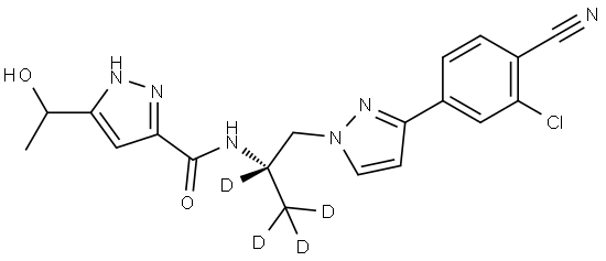 Darolutamide D4 Structural