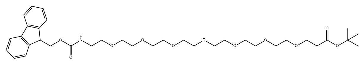 FmocNH-PEG7-t-butyl ester Structural