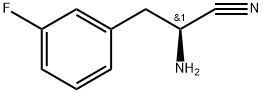 Benzenepropanenitrile, α-amino-3-fluoro-, (αS)- Structural