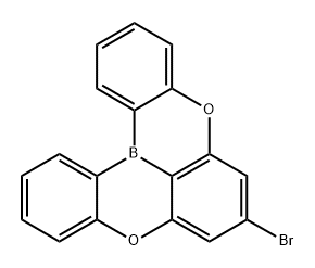 [1,?4]?Benzoxaborino[2,?3,?4-?kl]?phenoxaborin, 7-?bromo- Structural