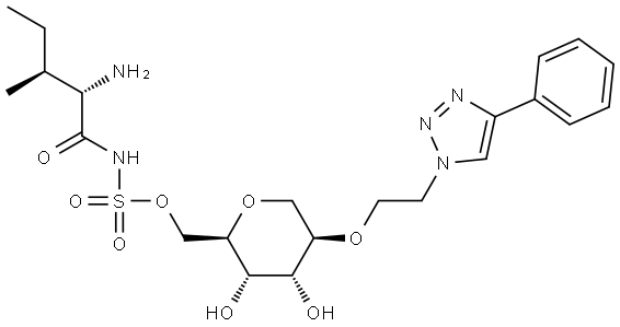 Isoleucyl tRNA synthetase-IN-2 Structural