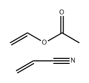 Acetic acid ethenyl ester, polymer with 2-propenenitrile Structural
