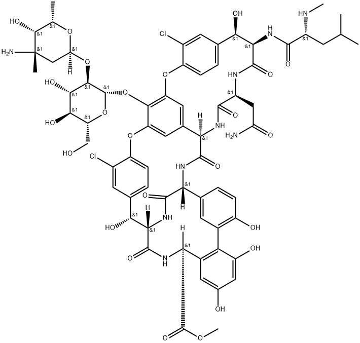 Vancomycin Methyl Ester Structural