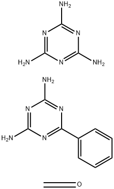 formaldehyde, polymer with6-phenyl-1,3,5-triazine-2,4-diamine and 1,3,5-triazine-2,4,6-triamine Structural