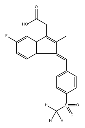 Sulindac Sulfone-d3 Structural