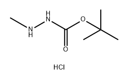 Hydrazinecarboxylic acid, 2-methyl-, 1,1-dimethylethyl ester, hydrochloride (1:1) Structural