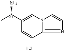 Imidazo[1,2-a]pyridine-6-methanamine, α-methyl-, hydrochloride (1:1), (αS)- Structural