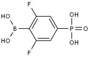 (4-Borono-3,5-difluorophenyl)phosphonic acid Structural