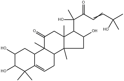 (10α)-2α,3α,16α,20,25-Pentahydroxy-9β-methyl-19-norlanosta-5,23-diene-11,22-dione Structural