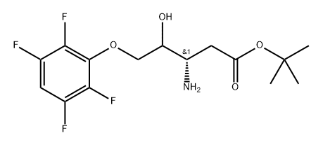 D-glycero-Pentonic acid, 3-amino-2,3-dideoxy-5-O-(2,3,5,6-tetrafluorophenyl)-, 1,1-dimethylethyl ester, (4ξ)- Structural