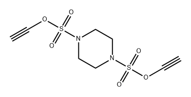 diethynyl piperazine-1,4-disulfonate Structural