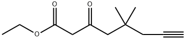 Ethyl 5,5-dimethyl-3-oxooct-7-ynoate Structural