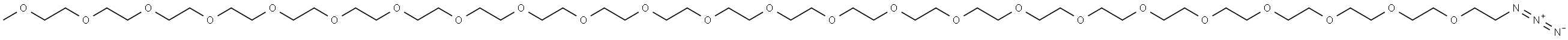73-azido-2,5,8,11,14,17,20,23,26,29,32,35,38,41,44,47,50,53,56,59,62,65,68,71-tetracosaoxatriheptacontane Structural
