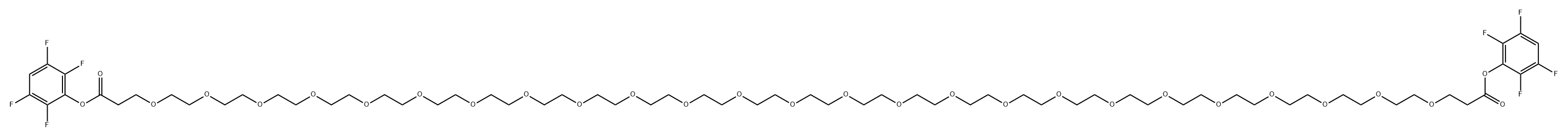 Bis-PEG25-TFP ester Structural