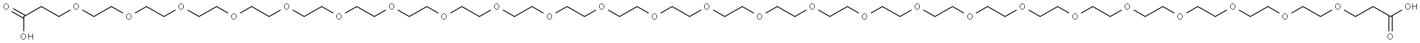 4,7,10,13,16,19,22,25,28,31,34,37,40,43,46,49,52,55,58,61,64,67,70,73,76-Pentacosaoxanonaheptacontanedioic acid Structural
