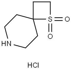 1Lambda6-thia-7-azaspiro(3.5)nonane-1,1-dione hydrochloride Structural