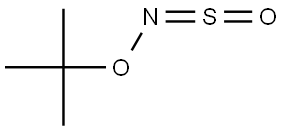 Hydroxylamine, O-(1,1-dimethylethyl)-N-sulfinyl- Structural