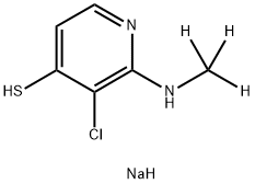 Sodium 3-chloro-2-((methyl-d3)amino)pyridine-4-thiolate Structural