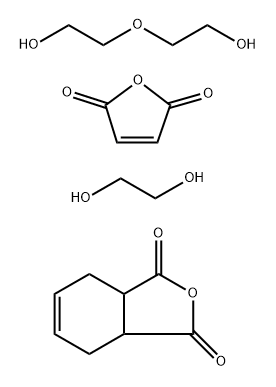 Ethylene glycol, diethylene glycol, tetrahydrophthalic anhydride, maleic anhydride resin-furandione and 2,2'-oxybis[ethanol]