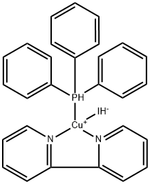 Iodo(2,2'-bipyridine)(triphenylphosphine)copper Structural