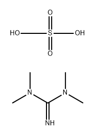 Guanidine, N,N,N',N'-tetramethyl-, sulfate (1:1) Structural