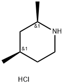 rac-(2R,4R)-2,4-dimethylpiperidine hydrochloride, cis Structural