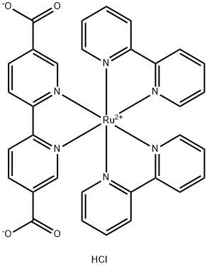 bis(2,2'-bipyridine-κN1,κN1')[[2,2'-bipyridine]-5,5'-dicarboxylato(2-)-κN1,κN1']-, dihydrochloride