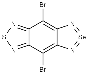6λ4δ2-[1,2,5]Selenadiazolo[3,4-f]-2,1,3-benzothiadiazole, 4,8-dibromo- Structural